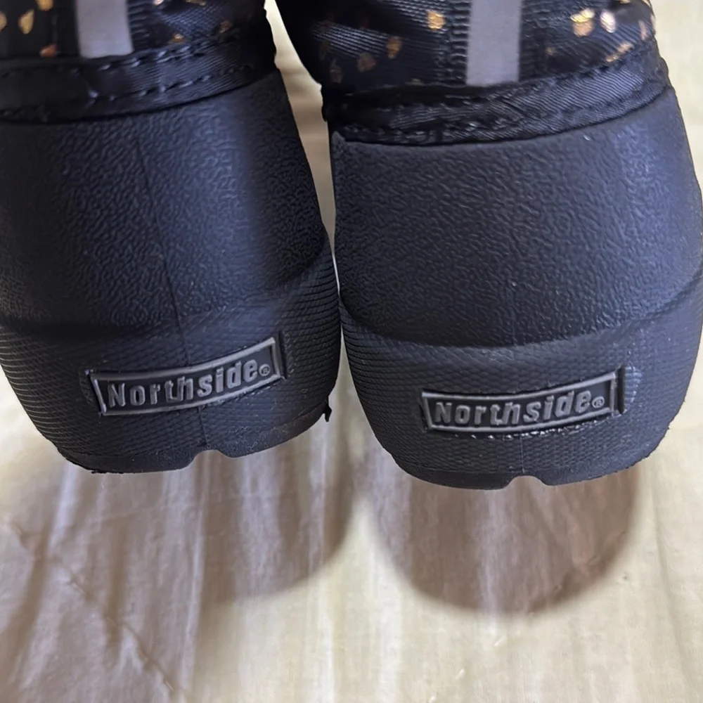 Northside Black Boots with Gold Speckles